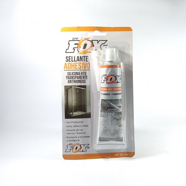 SILICONA BLISTER FOX  TRANS