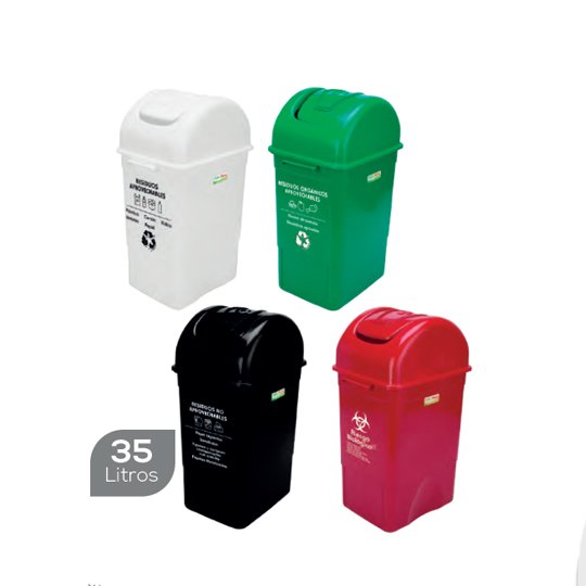 PAPELERA VAIVÉN 35 LITROS