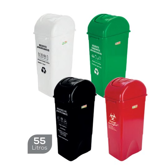 PAPELERA VAIVÉN 55 LITROS